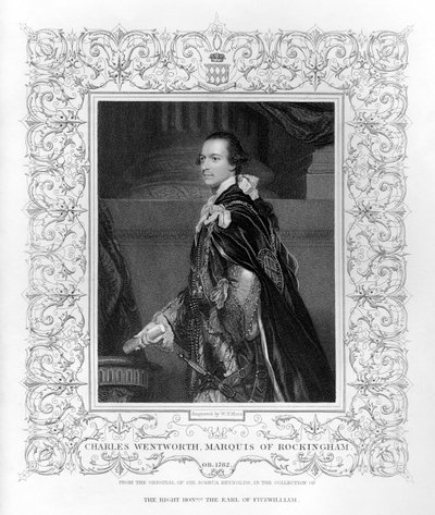 Portrait of Charles Wentworth, Marquis of Rockingham by W.T. Mote
